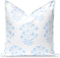 Hofdeco Premium Coastal Throw Pillow Cover 20in x 20in - Water