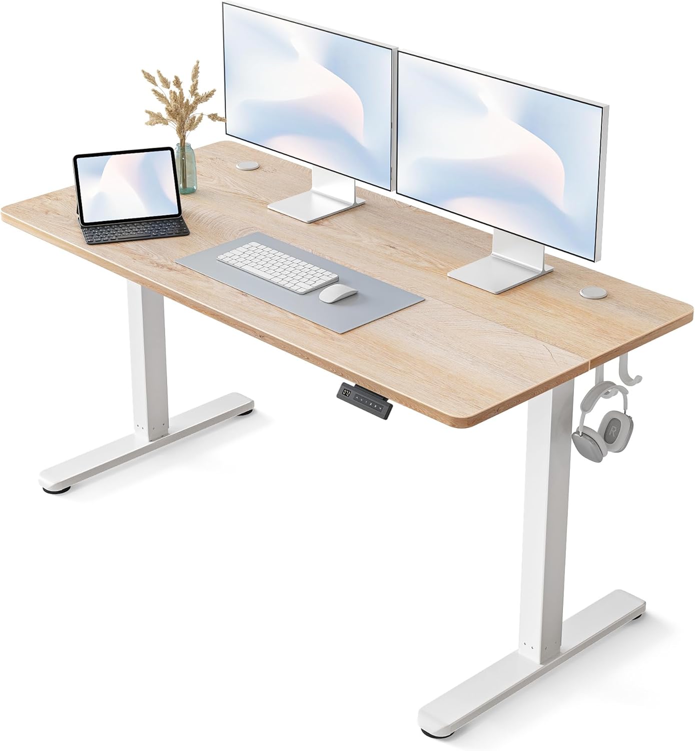 FEZIBO Electric Standing Desk 55 x 24 Inchs for Home Office