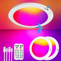 Rechargeable Motion Sensor Ceiling Light 2 Pack - Remote & RGB Options