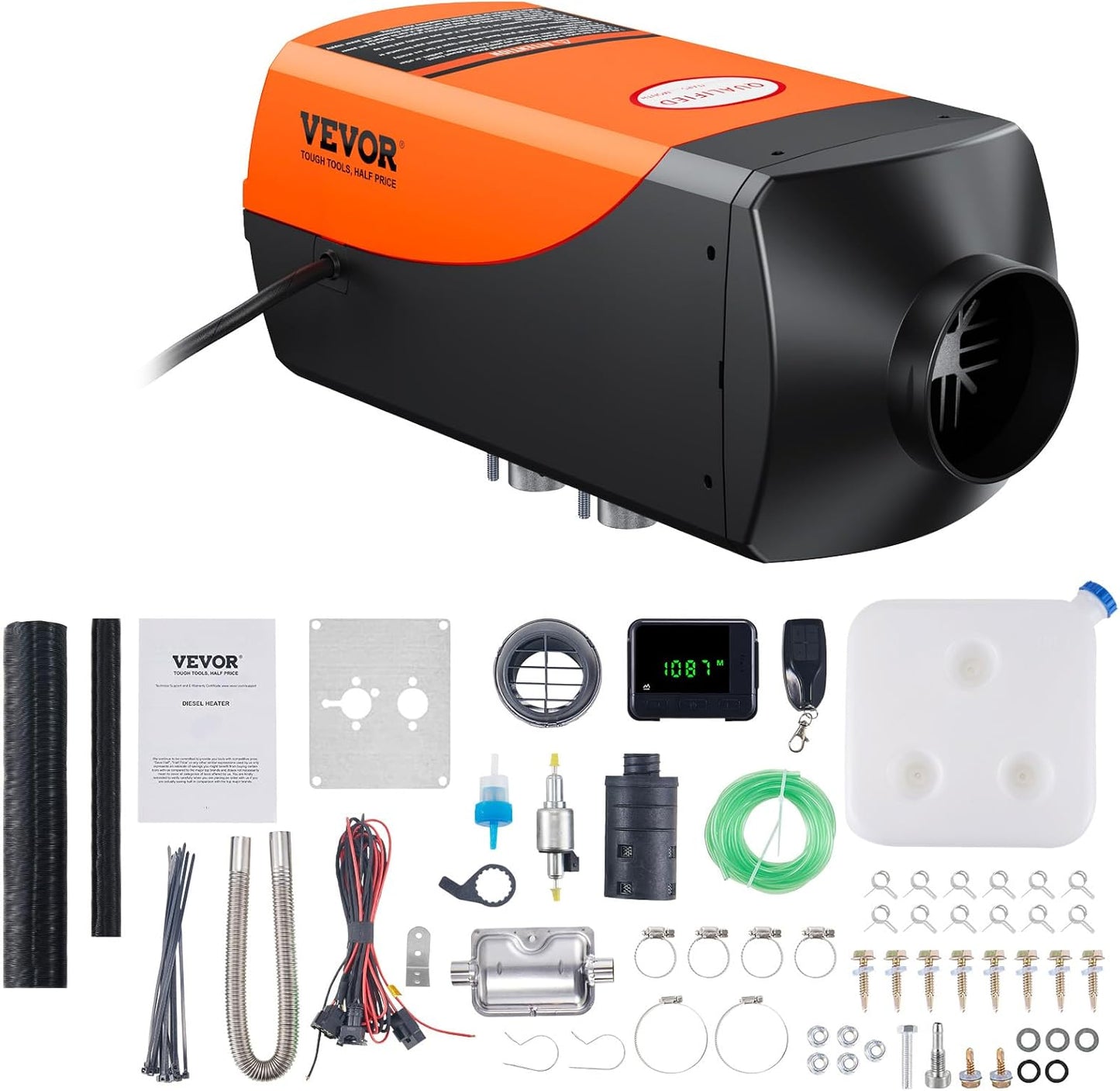 VEVOR Diesel Air Heater for RVs, Trailers, and Indoor Use