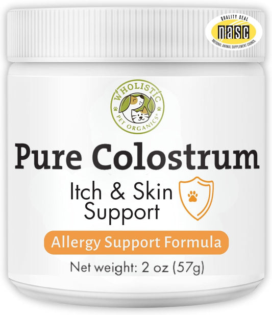 Wholistic Pet Organics Bovine Colostrum Powder for Dogs Relief