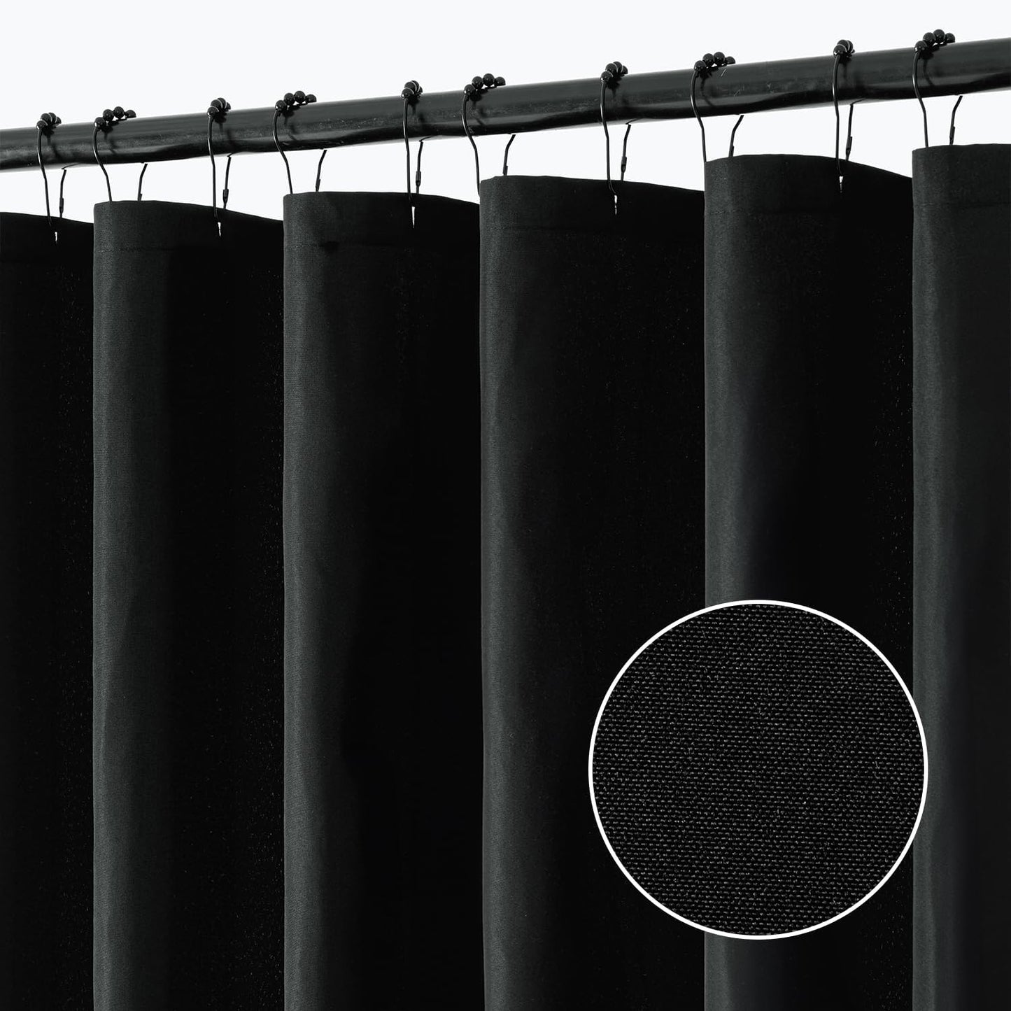 Extra Long Linen Shower Curtain for Maximum Privacy and Style