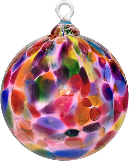 Handmade Blown Glass Ornament for Holiday Decor and Gifts