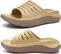 Womens Recovery Sandals with Arch Support - Red Comfort Slides