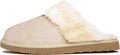 Minnetonka Women's Chesney Scuff Flat - Cozy Suede or Fabric Slip-On