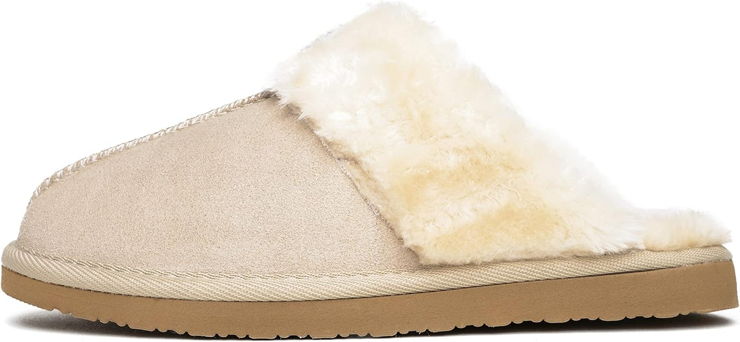 Minnetonka Women's Chesney Scuff Flat: Cozy Comfort and Style