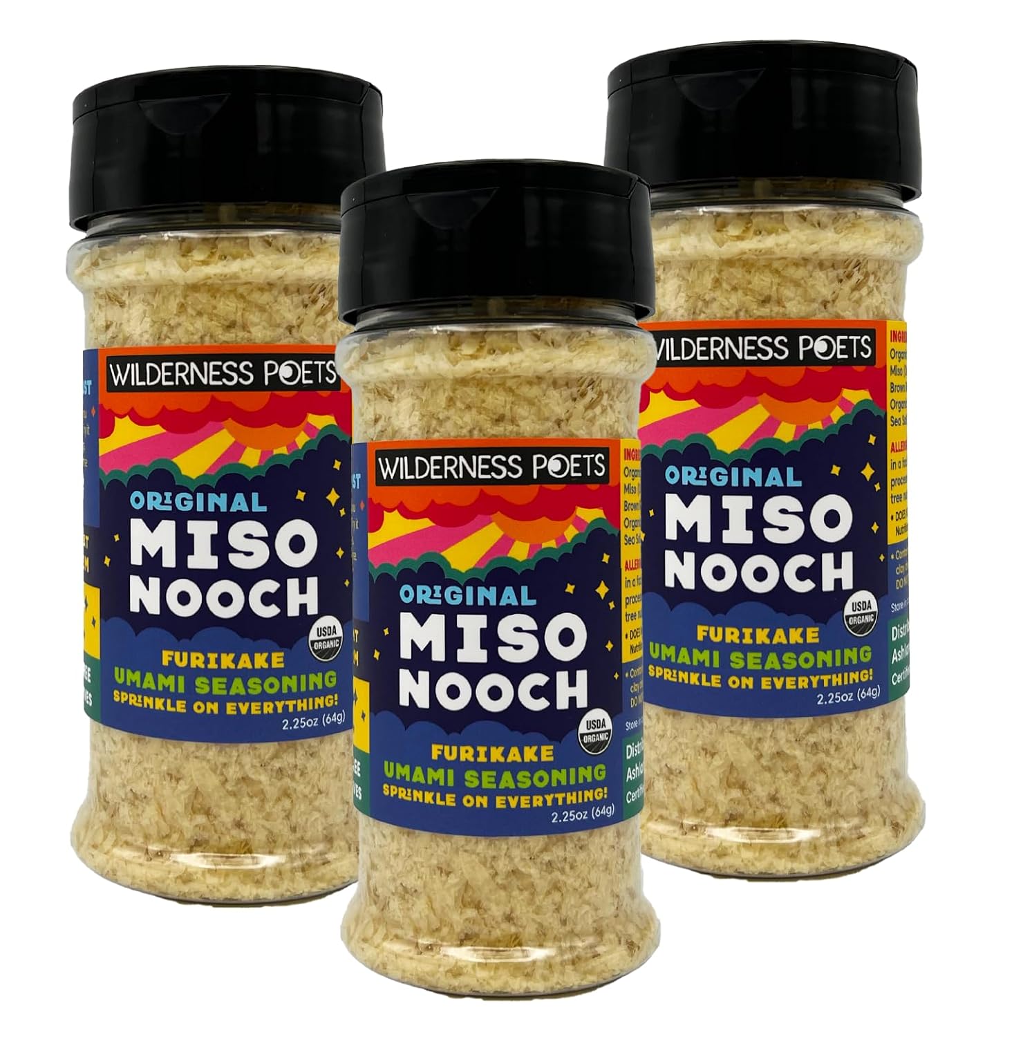 Wilderness Poets Miso Nooch - Umami Seasoning Delight
