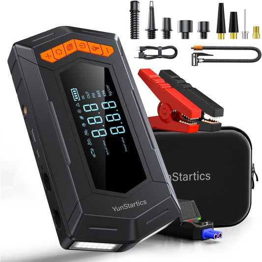 4000A Jump Starter with 150PSI Compressor - YunStartics