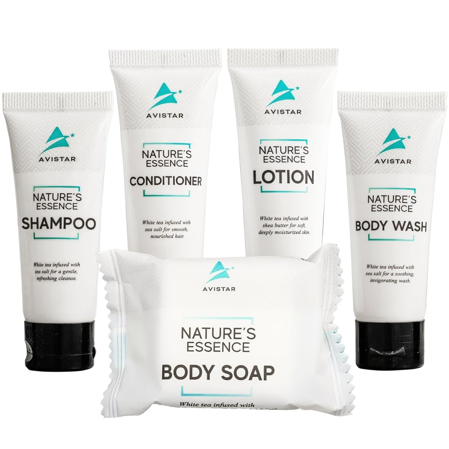 180 Piece Hotel Soap & Toiletries Set for Airbnb Hosts & Guests