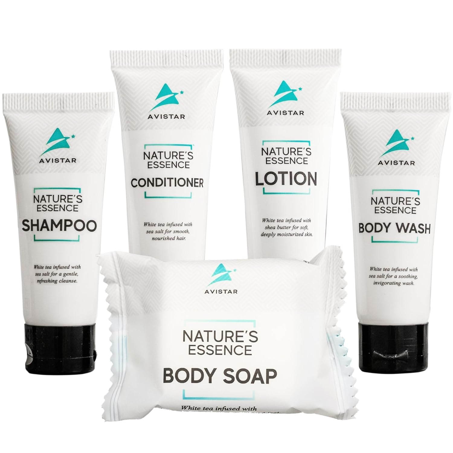 180 Piece Hotel Soap & Toiletries Set for Airbnb Hosts & Guests