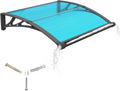 Awning for Door Entrance 32x48 in - Clear Polycarbonate Shelter