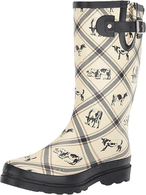 Western Chief Printed Tall Waterproof Rain Boot for All Seasons