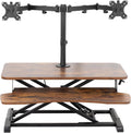 VIVO 32 in Height Adjustable Standing Desk Converter - Dual Monitor