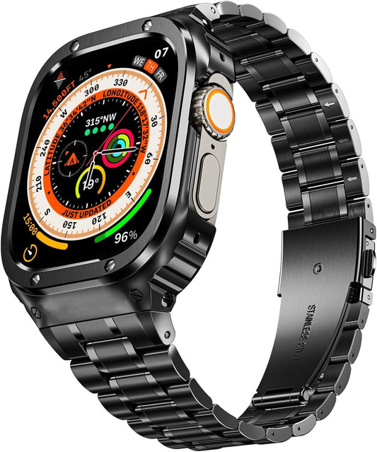 Rugged Stainless Steel Band for Apple Watch