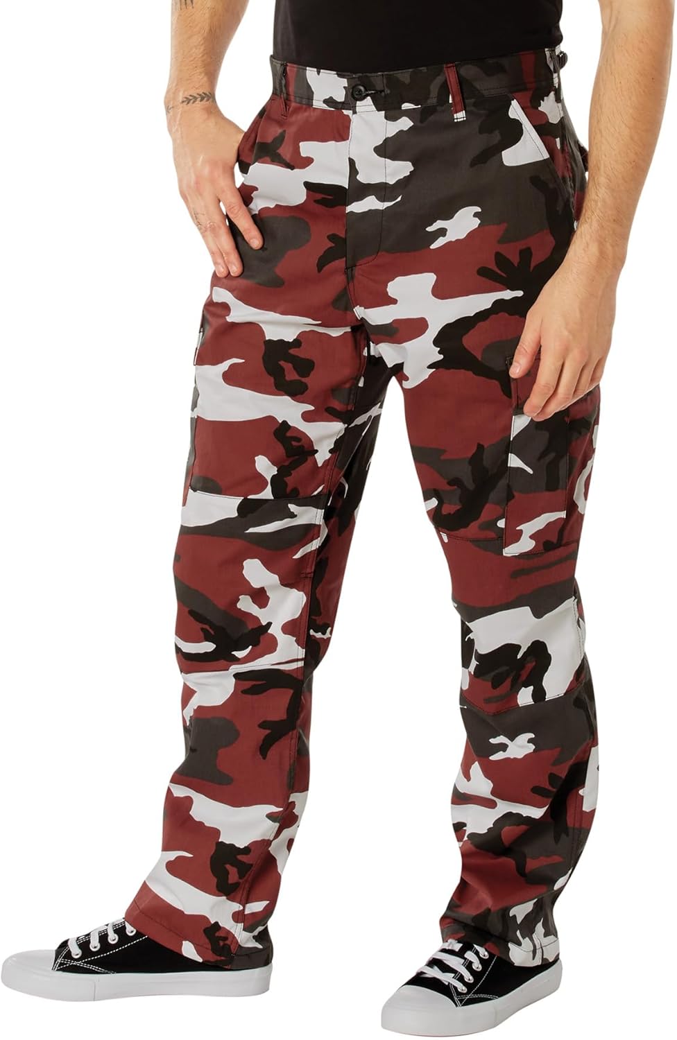 Rugged Tactical BDU Pants for Outdoor Hiking and Work Uniform