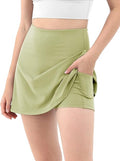 ODODOS Women's Athletic Tennis Skorts with Pockets for Sports