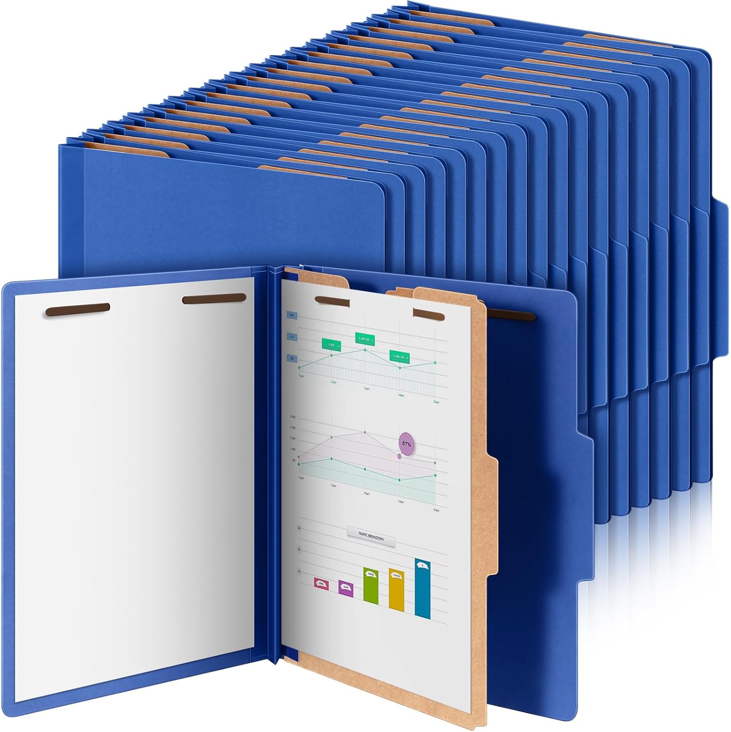 36 Pcs Classification Folders for Efficient Document Organization