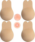 Kebei 3 Pairs Upgraded Sticky Bra for Backless and Strapless Wear