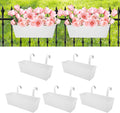 Railing Planters Outdoor Balcony 16 Inch Deck Over The Railing Planter