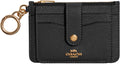 Coach Crossgrain Leather Attachment Card Case - Compact Everyday Carry