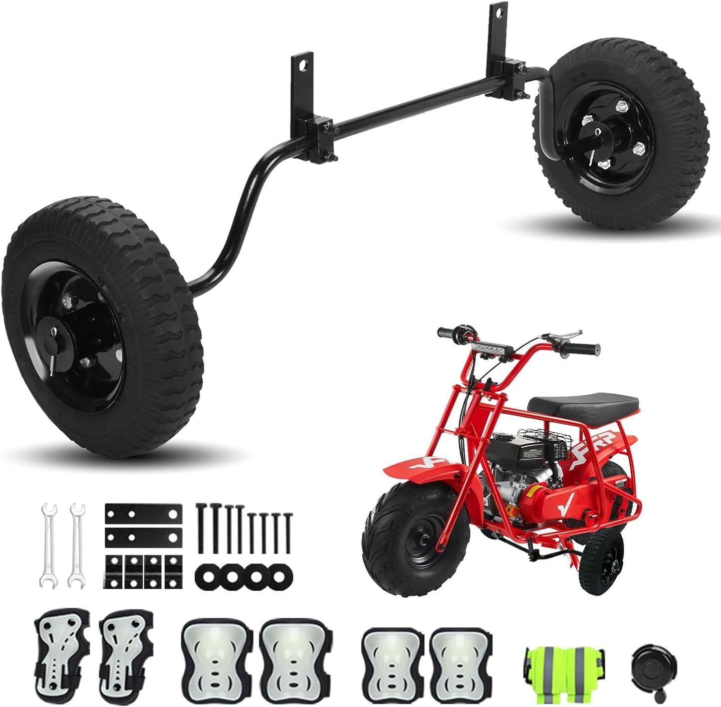 Dirt Bike Training Wheels for Honda Z50 and Mini Bikes