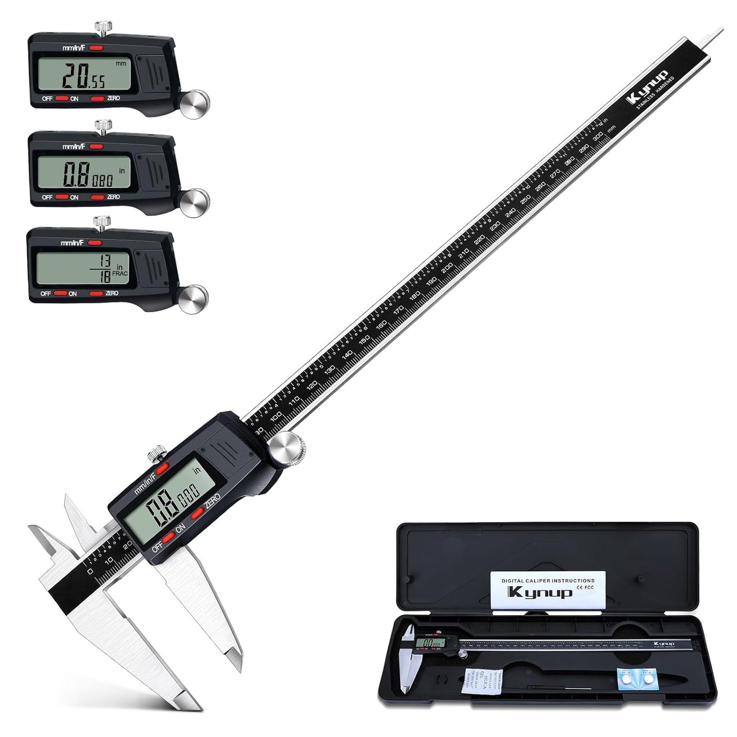Kynup 12Inch Digital Caliper Tool for Precision Measurements