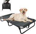 Outdoor Raised Dog Bed for Large Pets - Foldable Elevated Cot