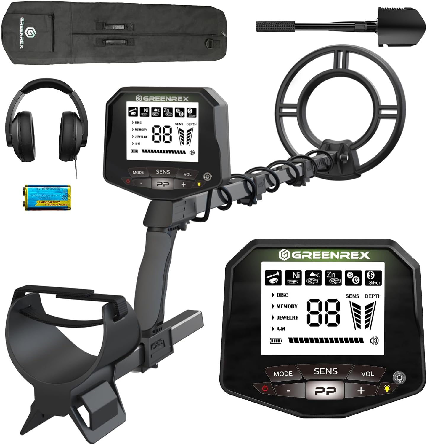 Professional Metal Detector for Adults with Waterproof Features