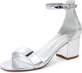 Comfortable Low Kitten Heel Sandals for Women by GENSHUO