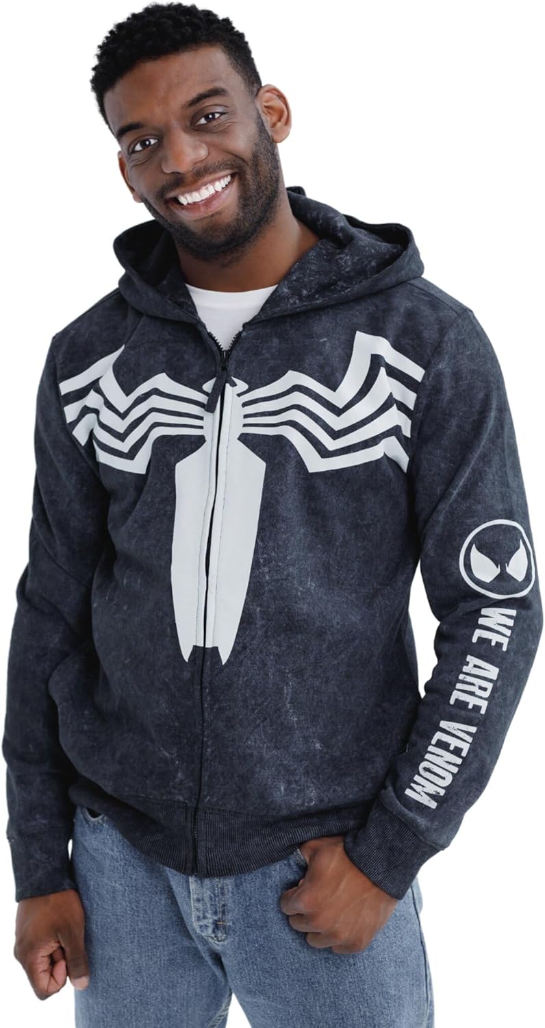 Marvel Spider-Man Fleece Matching Family Zip Up Cosplay Hoodie