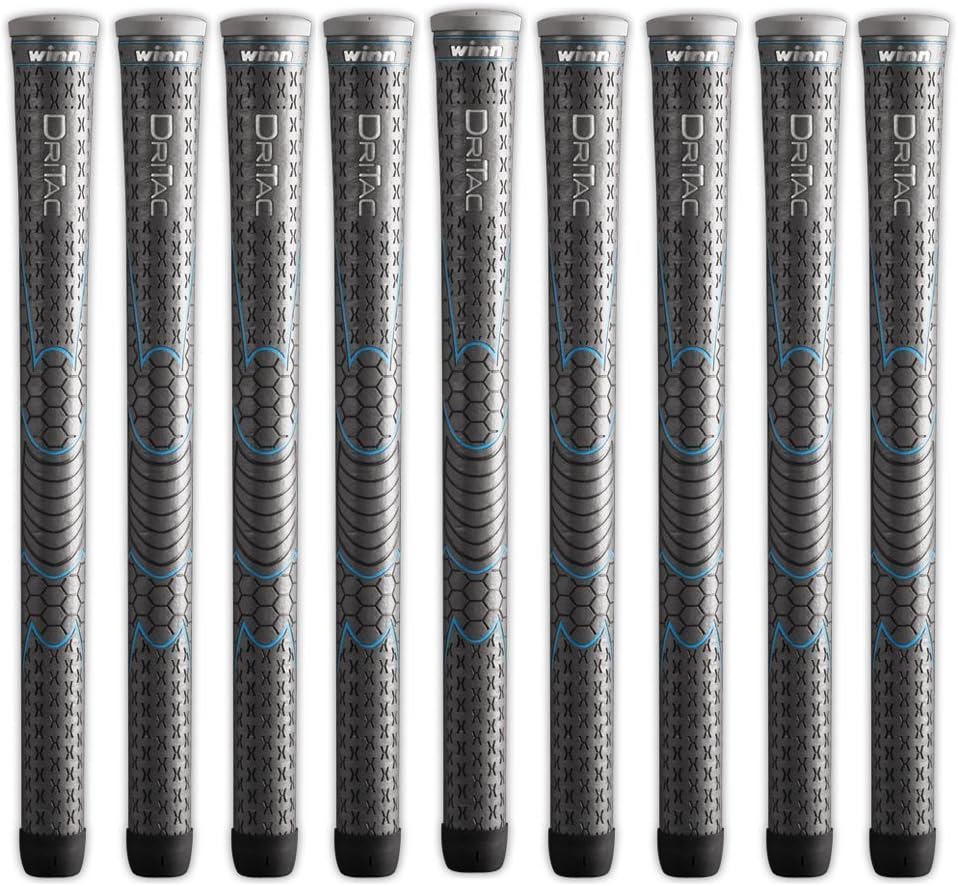 Winn Dri-Tac Ladies Gray Golf Grip Set - Enhanced Comfort