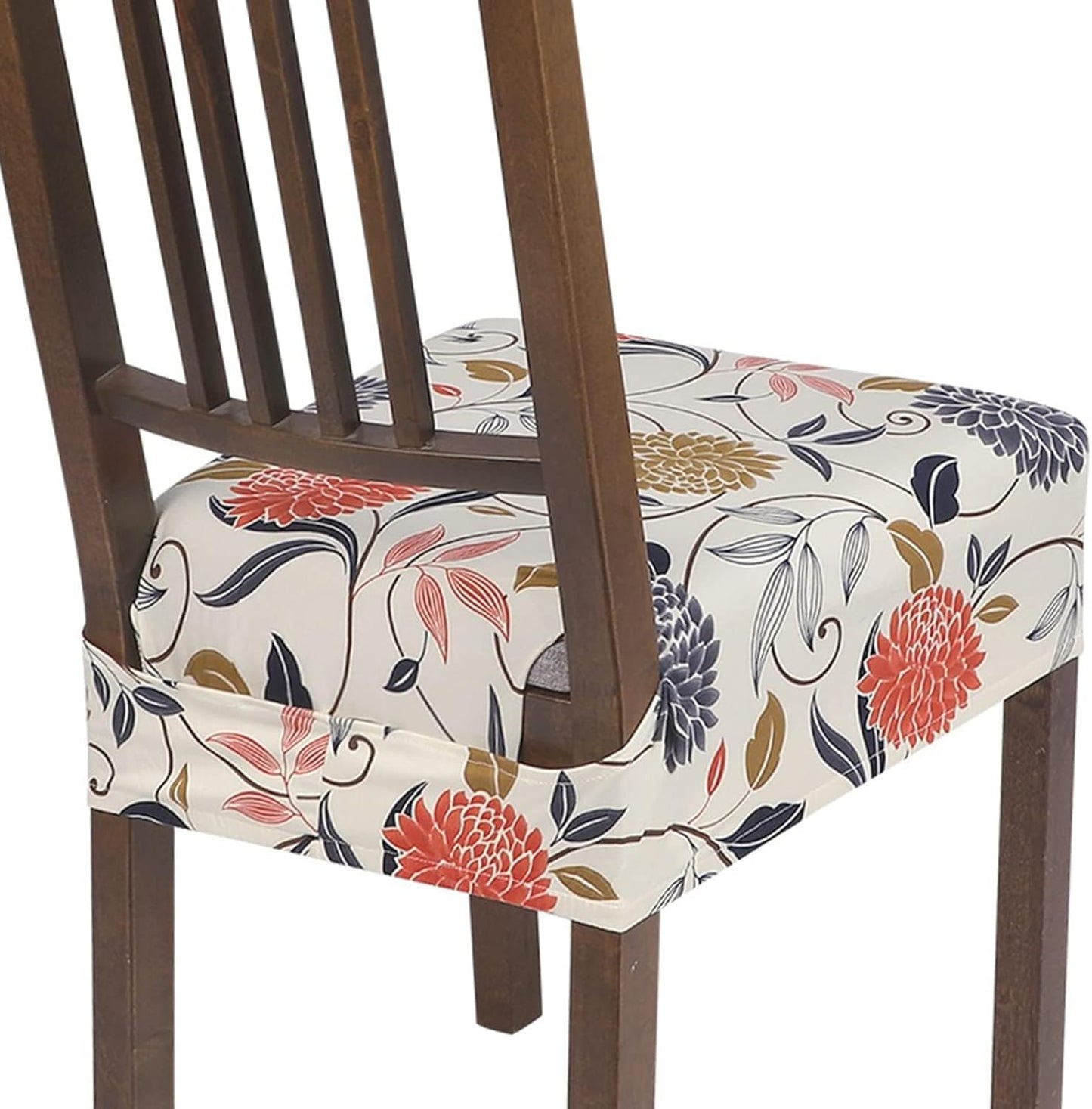 SearchI Stretch Dining Chair Seat Covers Set of 8 for Comfort