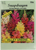 Flower Seed Packets Set - Bulk Snapdragon Mix for Garden Color