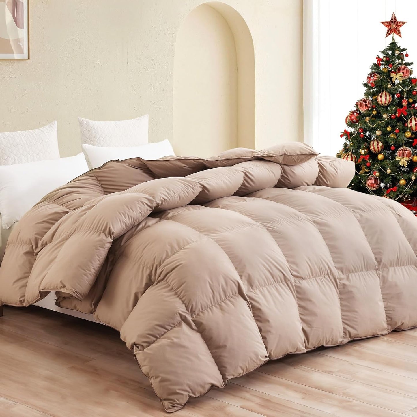 Premium Down Comforter King Size for All Season Luxury Sleep