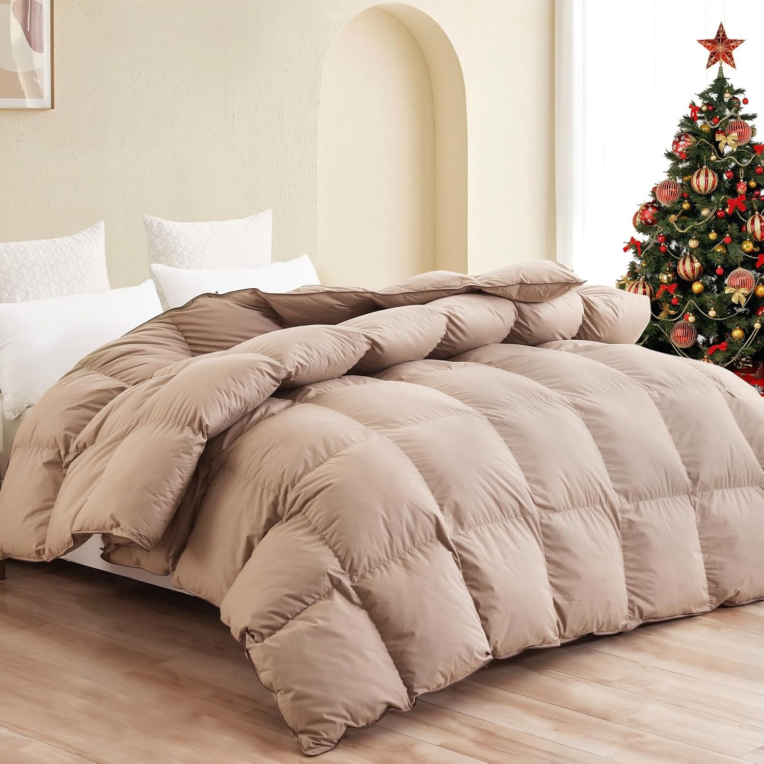 Premium Down Comforter King Size for All Season Luxury Sleep