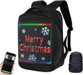 Smart Bluetooth LED Backpack with Programmable Colorful Sign Panel