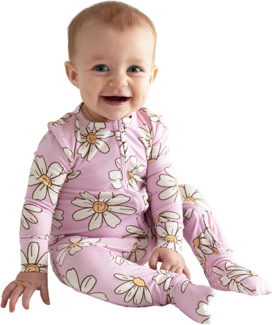 Posh Peanut Convertible Baby Sleepers - Footless Pajamas for Girls