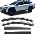 Shatterproof Taped-On Window Deflectors for Subaru Outback 2020-2025