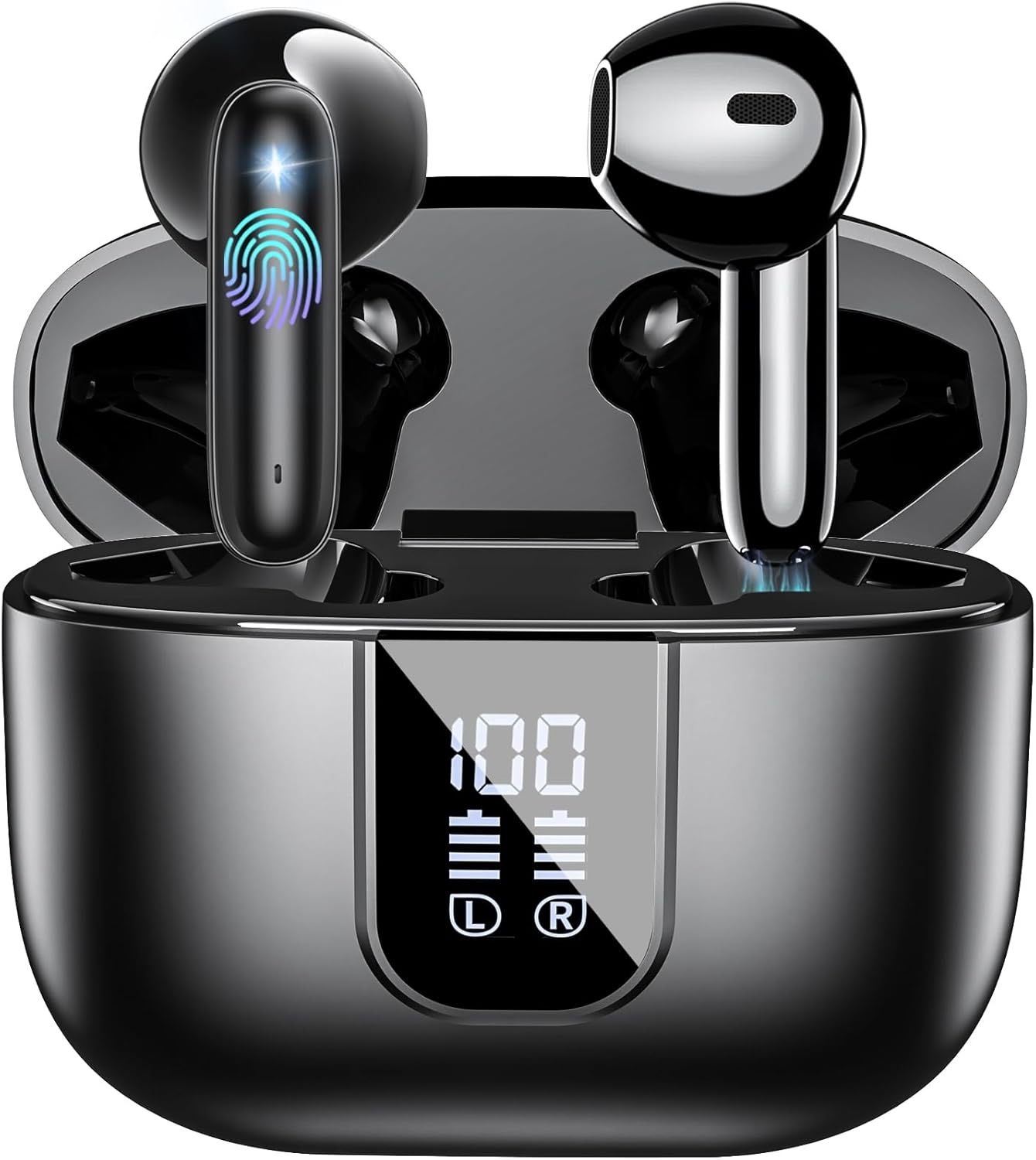 EXZHIG Wireless Earbuds: Clear Calls, Deep Bass, 35H Playtime