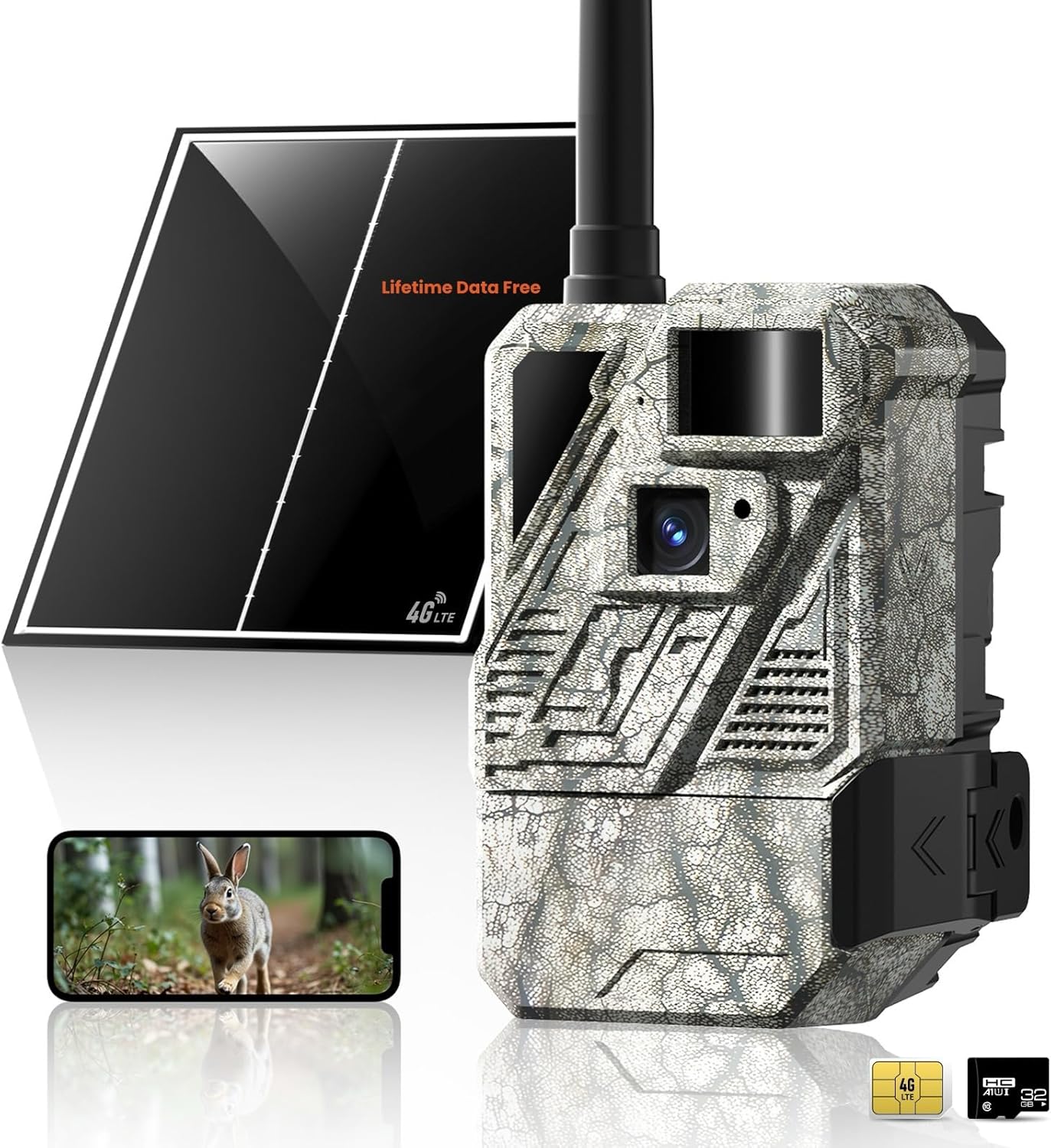 Zleo 4G LTE Cellular Trail Camera with Unlimited Free Data