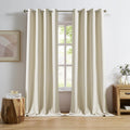 DUALIFE Blackout Curtains 96 Inch Length for Bedroom & Living Room