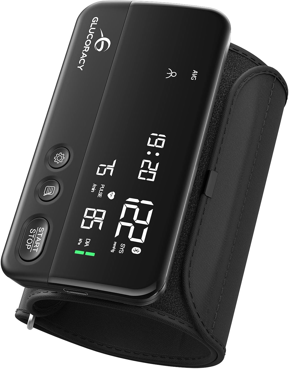 Upper Arm Blood Pressure Monitor with Large Display for Home Use