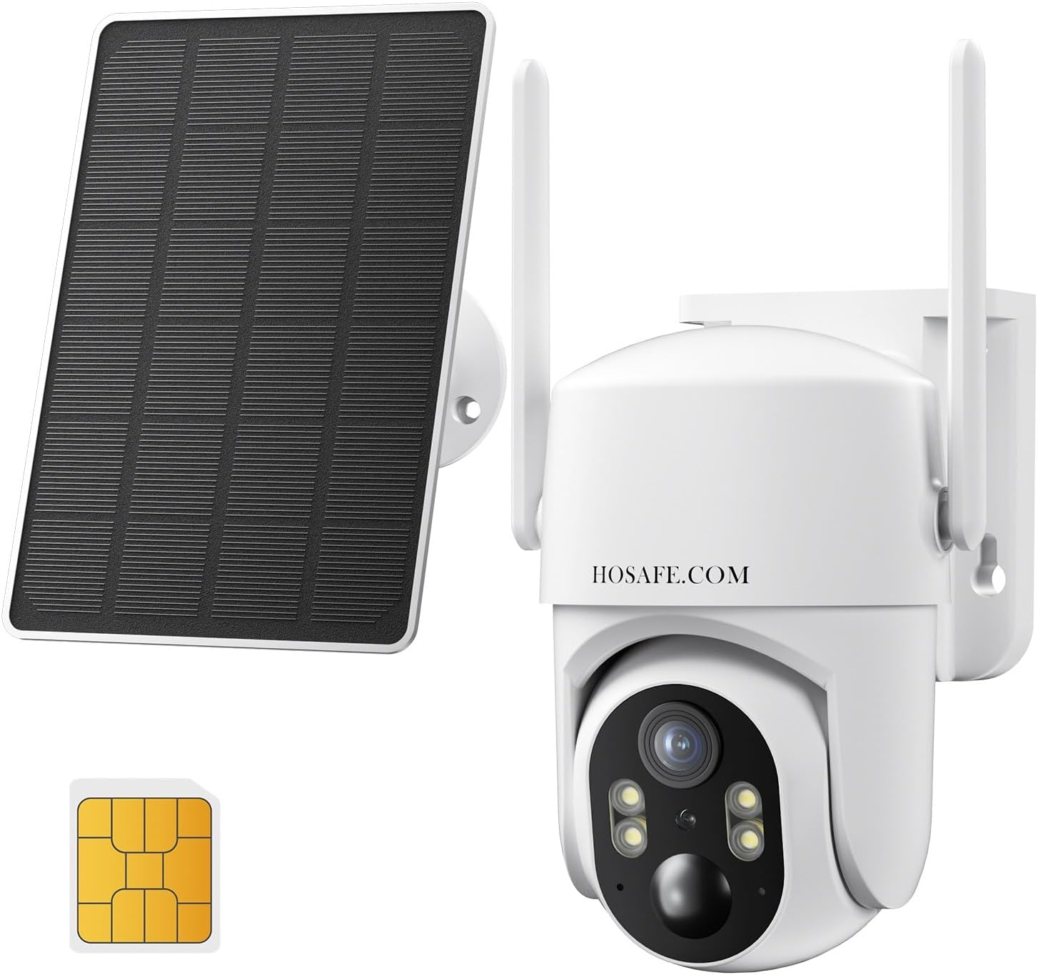 No WIFI Security Camera Outdoor with 2K Night Vision and Solar Power