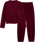 Two Piece Sets for Women Pullover Sweater and High Waisted Sweatpants