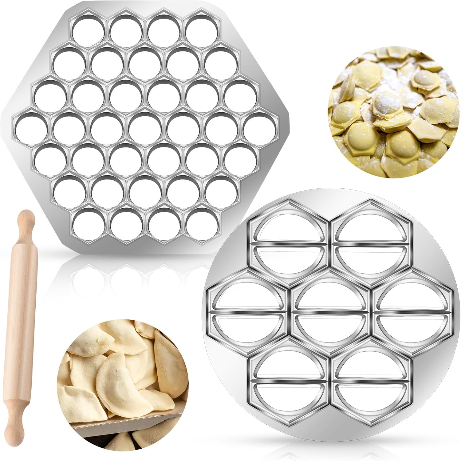 Vesici 3-Pc Ravioli & Dumplings Set: Easy Pasta Making!