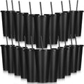 Bokon 24 oz Tumbler with Straw and Lid Bulk (30 Sets) - Reusable Cups