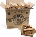 Pizza Oven Wood Kiln-Dried Oak 6-in Logs - Best for Mini Ovens