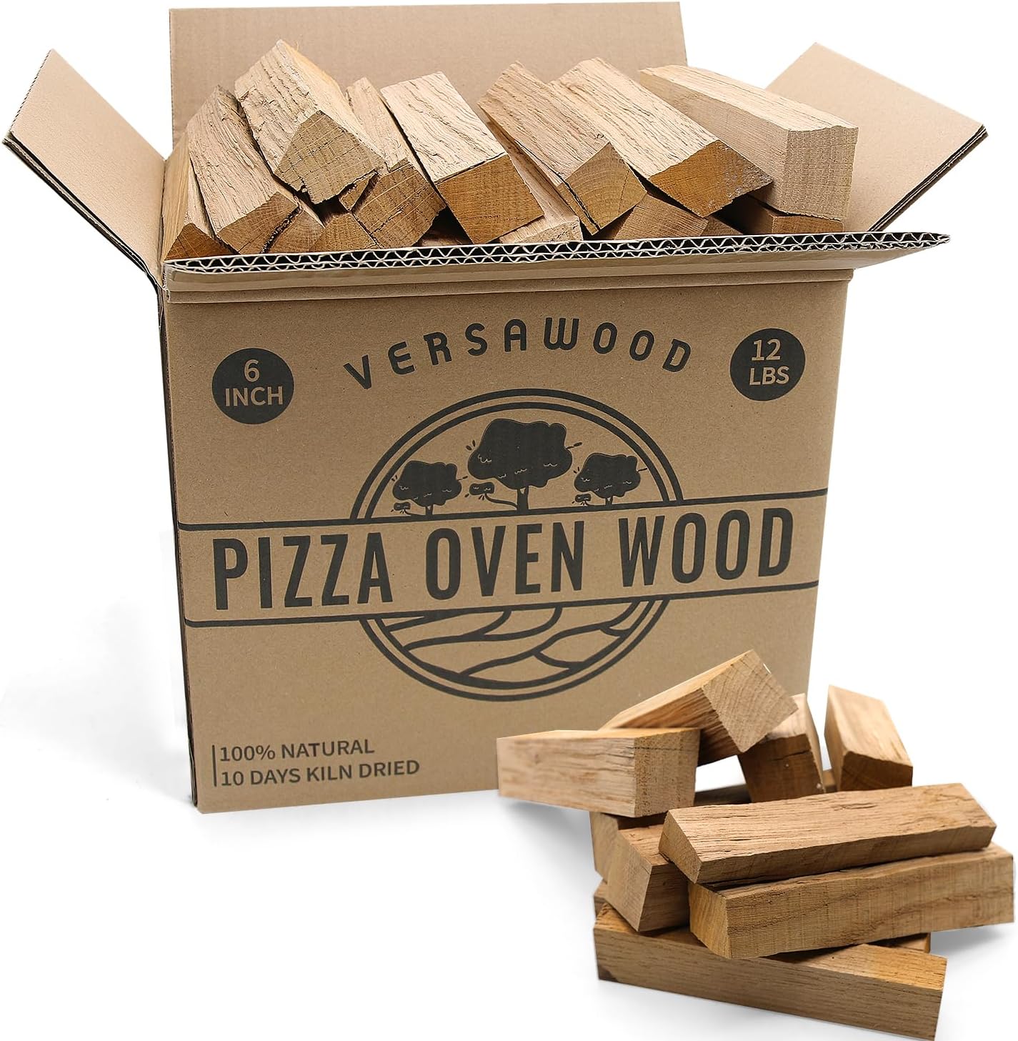 Kiln-Dried Oak Wood for Pizza Ovens - Premium Quality Logs
