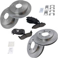 TRQ Front and Rear Brake Pad & Rotor Kit for Ford F-150