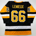 Facsimile Autographed Mario Lemieux Pittsburgh Reprint Laser Auto